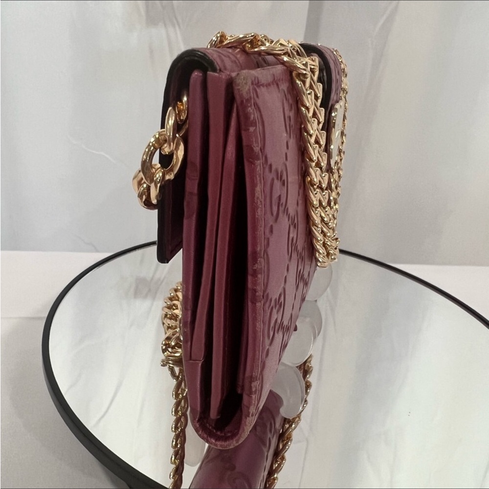 Gucci GG Heart Monogram Bi-fold Continental Wallet - Picture 3 of 12